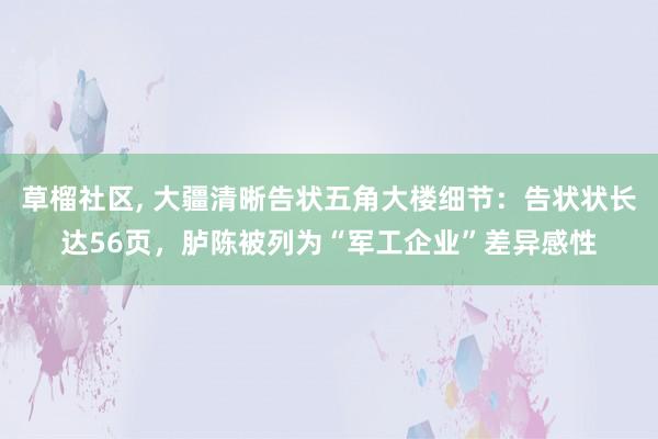 草榴社区， 大疆清晰告状五角大楼细节：告状状长达56页，胪陈被列为“军工企业”差异感性