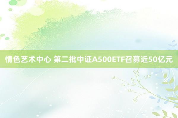 情色艺术中心 第二批中证A500ETF召募近50亿元